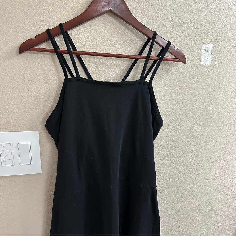 Pact Black Midi Dress with Double Straps - Picture 3 of 8